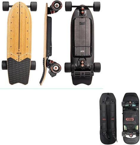 لوح تزلج كهربائي MEEPO Flow، مموج مؤكسج مرن، نطاق 24 ميل، لتجربة تنقل ممتازة in Kuwait