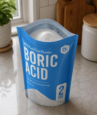 99% Boric Acid Powder - 2lb - Industrial Grade - Fine Powder Boric Acid in Kuwait