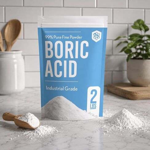 99% Boric Acid Powder - 2lb - Industrial Grade - Fine Powder Boric Acid in Kuwait