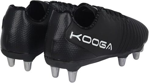 حذاء الرجبي Power SG للرجال من Kooga، أسود أبيض، 12 in Kuwait