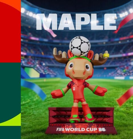 مجموعة تماثيل التميمة المرخصة رسميًا لكأس العالم FIFA 2026 مكونة من 3 قطع، ومجسمات كرة القدم من خشب القيقب وزايو القابلة للتجميع مع صندوق عرض، وهدية لمشجعي كرة القدم، وبضائع وتذكارات لكأس العالم in Kuwait
