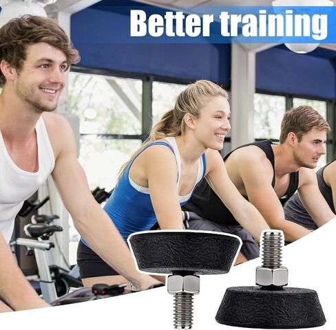 قطعتان من وسادات القدم المتوافقة مع Peloton Bike & Bike+، من الفولاذ المقاوم للصدأ 3/8 بوصة لولبية لولبية لأجزاء بديلة لدراجة التمرين ودواسات قدم الدراجة لملحقات Peloton in Kuwait