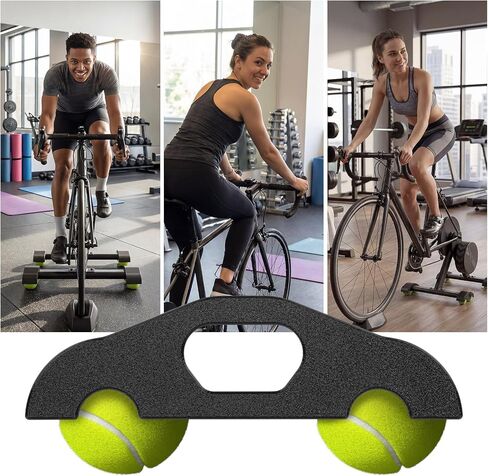 Rocker Feet Adapters with Tennis Balls Compatible with Wahoo KICKR Core V2, 4 Pack + 8 Balls Kit – Enhance Stability, Reduce Noise, and Boost Core Engagement for Indoor Cycling Smart Trainers in Kuwait