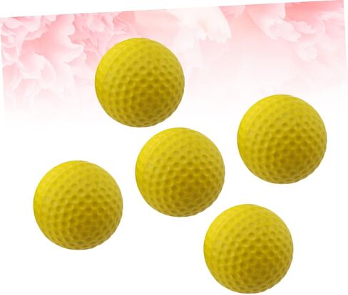BESPORTBLE 5pcs High Elastic Golf Practice Balls Soft Training Aid for Boys and Girls Pets Lightweight for Easy Visibility and Swing Practice in Kuwait