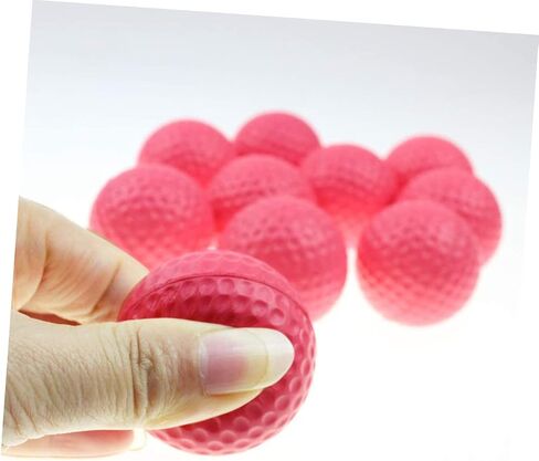 11pcs Pu Elastic Dimple Golf Practice Balls for Indoor and Outdoor Training Lightweight Durable for Swing Practice and Sports Training in Kuwait
