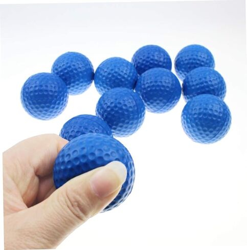 11pcs Pu Elastic Dimple Golf Practice Balls for Indoor and Outdoor Training Lightweight Durable for Swing Practice and Sports Training in Kuwait