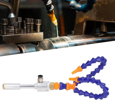 3 Pcs Cold Air Cooling Gun Set,Dual Head Vortex Air Cooler, 7 Bar Pressure, Aluminum Alloy,520BTU Refrigeration Capacity, for Industrial Universal Tube in Kuwait