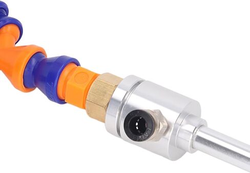 3 Pcs Cold Air Cooling Gun Set,Dual Head Vortex Air Cooler, 7 Bar Pressure, Aluminum Alloy,520BTU Refrigeration Capacity, for Industrial Universal Tube in Kuwait