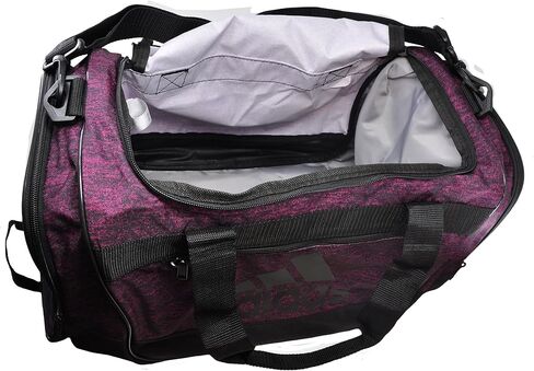adidas Defender III Small Duffel Bag, Bahia Magenta Jersey/Black in Kuwait