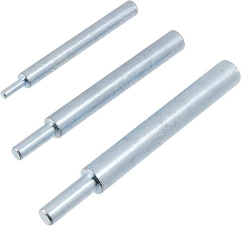 Wealrit Drop-in Anchor Setting Tool for Concrete Extreme Wall Anchor Drilling Rig for Hammer Drill Bit Drop in Anchor, Zinc Plated Steel Rod Stone - Thread Size 1/2", 3/8" and 1/4" -A set in Kuwait