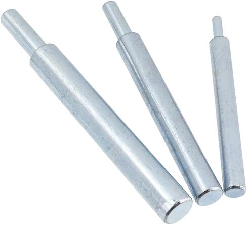 Wealrit Drop-in Anchor Setting Tool for Concrete Extreme Wall Anchor Drilling Rig for Hammer Drill Bit Drop in Anchor, Zinc Plated Steel Rod Stone - Thread Size 1/2", 3/8" and 1/4" -A set in Kuwait