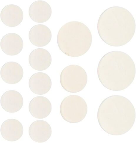 17Pcs Clarinet Felt Pads Set – 4 Sizes Sound Hole Gaskets for Bb Clarinet,Air-Tight Replacement Pads with Casing Material in Kuwait