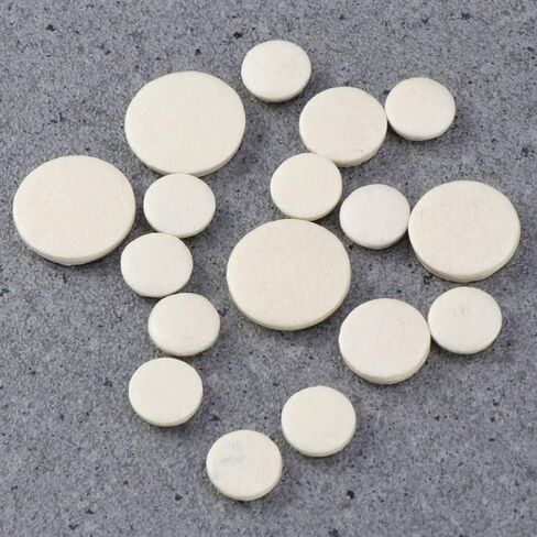 17Pcs Clarinet Felt Pads Set – 4 Sizes Sound Hole Gaskets for Bb Clarinet,Air-Tight Replacement Pads with Casing Material in Kuwait