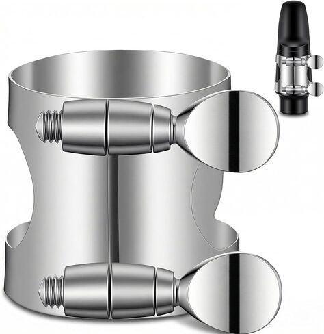 1Pcs Clarinet Ligature B Flat with Adjustable Screwsfor Woodwinds Instrument Accessories in Kuwait