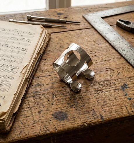 1Pcs Clarinet Ligature B Flat with Adjustable Screwsfor Woodwinds Instrument Accessories in Kuwait