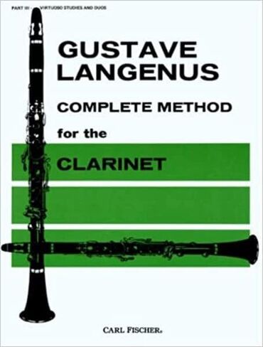Langenus Complete Method for the Clarinet Part 3 in Kuwait
