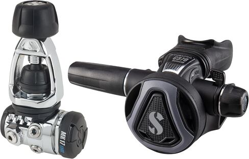 SCUBAPRO MK17 EVO 2 INT/C370 نظام منظم الغوص للغوص، INT، أسود/جرافيت in Kuwait
