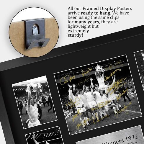 HWC Trading Leeds United 1972 FA Cup Winners 16 x 12 inch (A3) Printed Gifts Memorabilia Signed Autograph Display for Football Fans and Supporters - 16" x 12" Framed in Kuwait