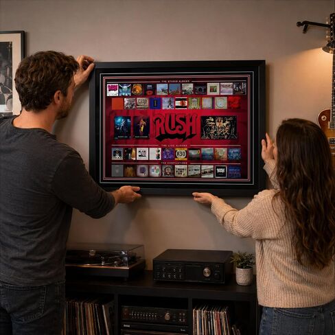 Frameworth Rush Framed Album Collection Collage, Black, One Size in Kuwait