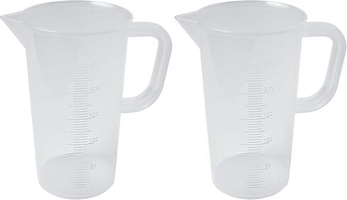 SP Bel-Art Tall Form 250ml Polypropylene Graduated Pitcher; 5ml Graduation (F28989-0000) (Pack of 2) in Kuwait
