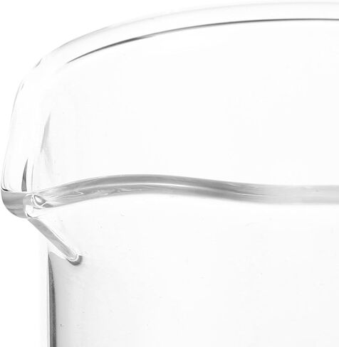 jojofuny 4pcs High Borosilicate Glass Measuring Pitchers with Precise Graduation Lines, 50ml and 100ml Capacity, Chemical Resistant Measuring Cups for Laboratory and Kitchen Liquid in Kuwait