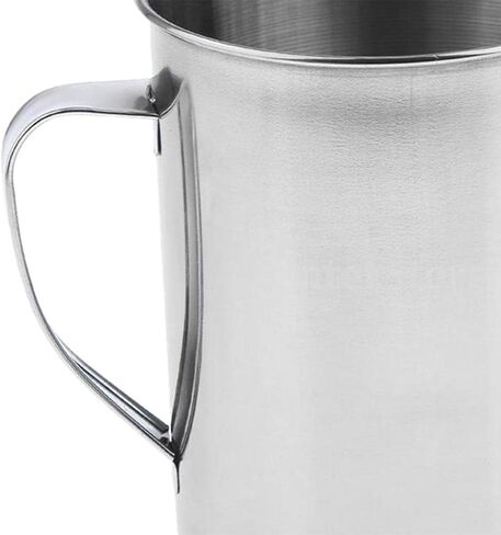 Lab Handle Water Liquid Mug Stainless Steel Measuring Cup Pitcher with Spout Volume Scale Design Suitable for Restaurant Kitchen in Kuwait