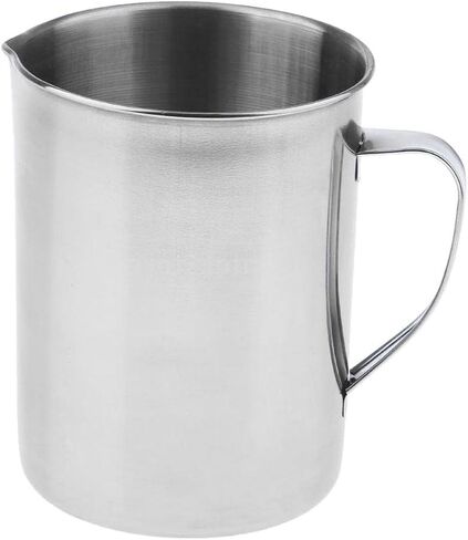 Lab Handle Water Liquid Mug Stainless Steel Measuring Cup Pitcher with Spout Volume Scale Design Suitable for Restaurant Kitchen in Kuwait