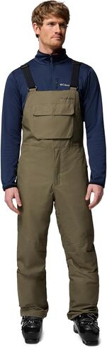 Columbia Mens Iceventure II Bib, Stone Green, Medium Short in Kuwait