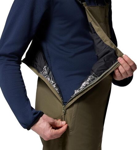 Columbia Mens Iceventure II Bib, Stone Green, Medium Short in Kuwait