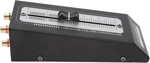 Passive Preamp Volume Controller, Metal Gold Plated Connectors Lossless Output Precise Adjustment, with No Power Supply Needed, for Active Speakers Power Amplifiers Computer in Kuwait