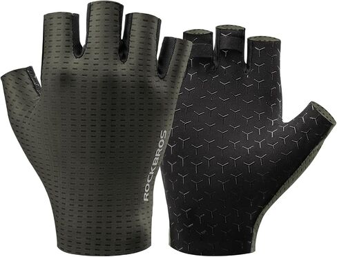 ROCKBROS Cycling Gloves Half Finger MTB & Road Biking Gloves for Men Women Lightweight Breathable Anti Slip Gloves for Riding Driving in Kuwait