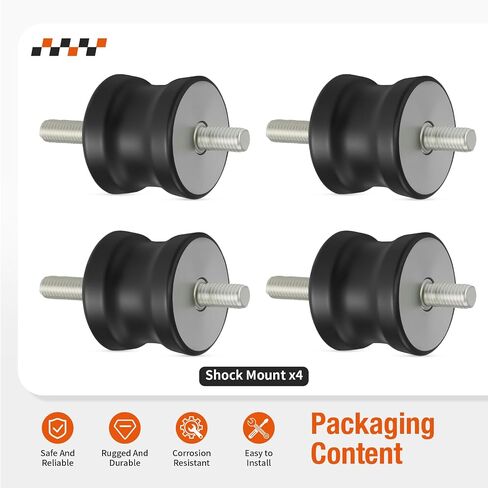 4Pcs Shock Mount for Multiquip MVC-64VH/VHW MVC70E/EW MVC82VH/VHW 939010254 in Kuwait