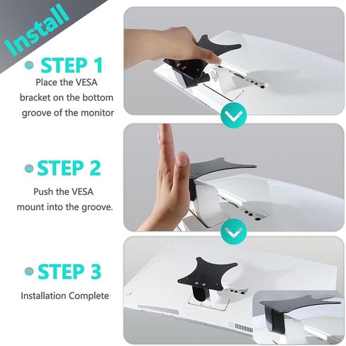 CF591 (LC27F591FDNXZA) VESA Mount Adapter Compatible with Samsung CF591 Curved LED Monitor for C27F591FDN LC27F591FDNXZA in Kuwait