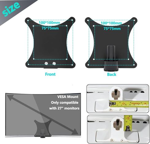 CF591 (LC27F591FDNXZA) VESA Mount Adapter Compatible with Samsung CF591 Curved LED Monitor for C27F591FDN LC27F591FDNXZA in Kuwait