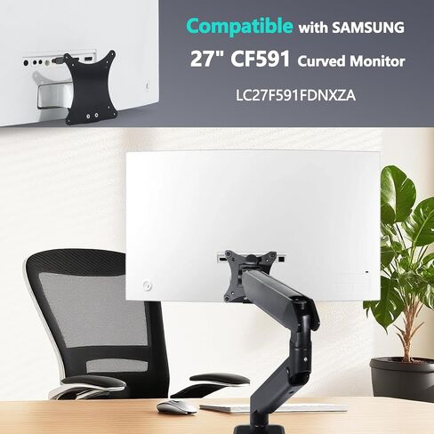 CF591 (LC27F591FDNXZA) VESA Mount Adapter Compatible with Samsung CF591 Curved LED Monitor for C27F591FDN LC27F591FDNXZA in Kuwait