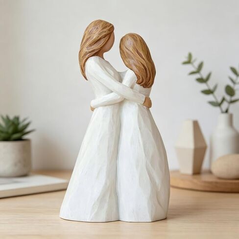 Mother Daughter Figurine Statue Mom & Daughter Birthday Gift Mother in Law Gifts (Close to Me) in Saudi Arabia