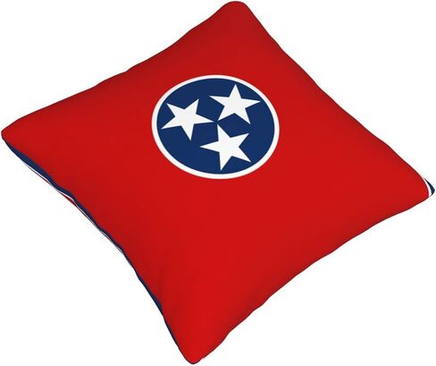 Tennessee State Flag All-Season Throw Pillowcases, Fabric Sofa and Interior Decorative Pillowcases, Soft and Fluffy Cushions. in Kuwait