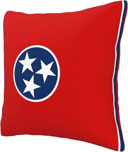 Tennessee State Flag All-Season Throw Pillowcases, Fabric Sofa and Interior Decorative Pillowcases, Soft and Fluffy Cushions. in Kuwait