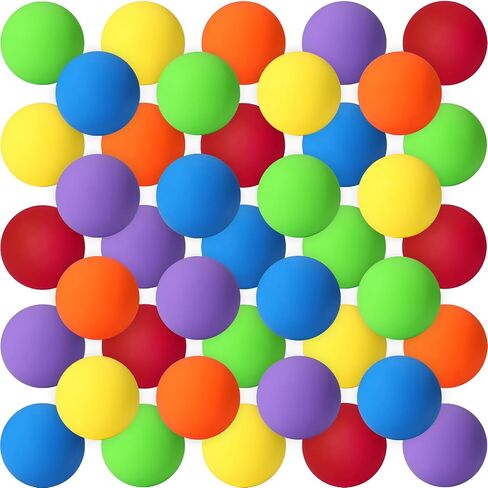Sosation 36 Pcs Lacrosse Balls Bulk 2.5 Inch Soft Rubber Massage Balls Lacrosse Balls for Practice Training Stress Relief Balls Myofascial Release Tools Muscle Knot Remover Balls in Kuwait