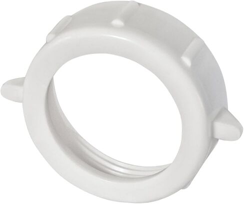 Plastic Slip Joint Nuts 1-1/4" White for Tubular Drain Applications, 10 Pack in Saudi Arabia