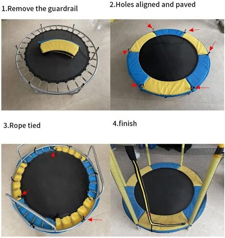 Trampoline Pad,55inch Replacement Trampoline Safety Pad,Trampoline Spring Cover,Safety Guard Spring Protective Cover in Kuwait