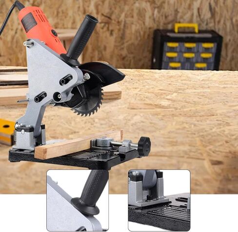 Angle Grind Stand Grind Holder Support Bracket Machine Holder Cast Iron Metal Three Points Fixation Protection Guard Suitable for Professional in Kuwait