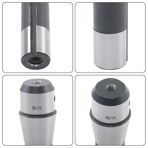 حامل أدوات مطحنة نهاية Kimllier R8، محول مطحنة نهاية مقاس 1/4 بوصة | 7/16"-20 خيط، لآلة الطحن ذات مغزل R8 in Kuwait