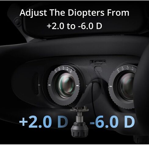 DJI Goggles 3 FPV Goggles with Micro-OLED Screens, O4 HD Video Transmission, Adjustable Diopters, Real View PiP, Wireless Streaming Bundle with Lens Cleaning Kit in Kuwait
