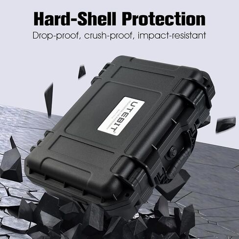 UTEBIT Hard Waterproof Case for DJI Mini 4 Pro/3, RC2/RC Controller, Portable Travel Carrying Bag for DJI, Hard Shell Carrying Case with RC lanyard in Kuwait