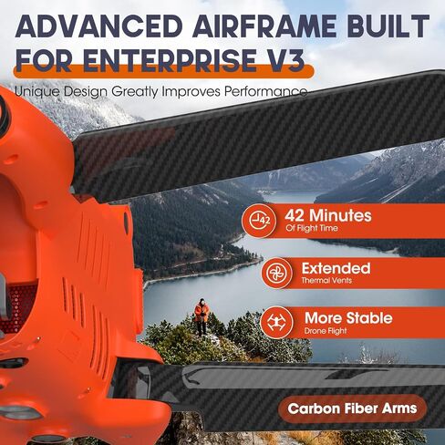 Autel Robotics EVO 2 Pro Enterprise V3, 1" CMOS Sensor, 20MP Photo& 6K/30fps Video, 12-bit DNG, 42 MIN, Carbon Fiber Arms, 15KM Transmission, 7.9" Smart Controller V3, w/Spotlight/Loudspeaker/Strobe in Kuwait