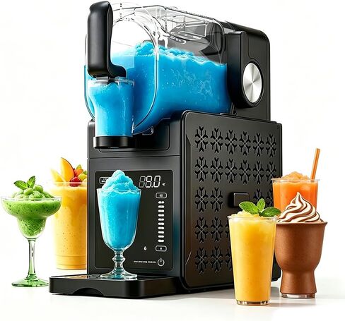 QIDO 84oz Slushie Machine for Home, Frozen Drink Maker,No Ice Needed | 6 Presets, Digital Temp Control, Quiet & Self-Cleaning,Ideal for Margaritas, Smoothies, Bars, and Cafes in Kuwait