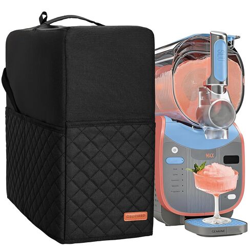CROTIRAD Slushie Machine Dust Cover for Ninja SLUSHi Max XXL Smart Frozen Drink Maker, Hanging & Easy Foldable Dust Cover for Ninja Slushie Max FS605 and Accessories, Black in Kuwait