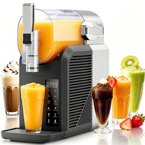 Slushie Machine, 2L/68oz Frozen Drink Maker & Margarita Machine with 6 Presets and LED Display, No Ice Needed Slushy Machine for Home & Party in Kuwait