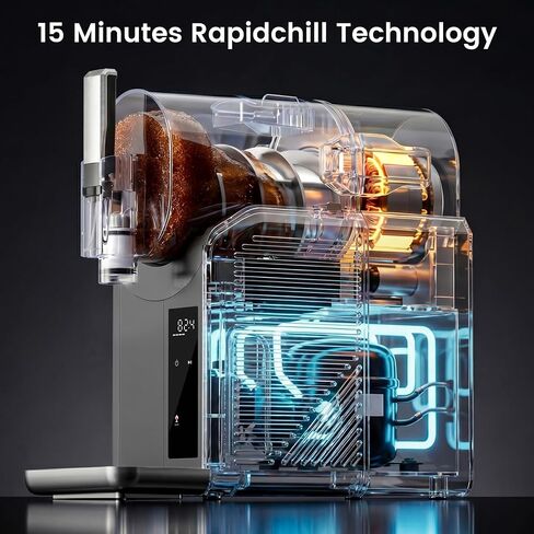 Slushie Machine, 2L/68oz Frozen Drink Maker & Margarita Machine with 6 Presets and LED Display, No Ice Needed Slushy Machine for Home & Party in Kuwait